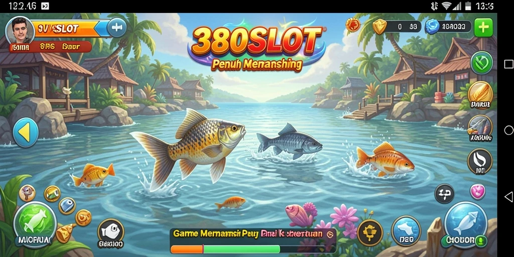 Screenshot menampilkan gameplay seru dalam memancing di 380SLOT.