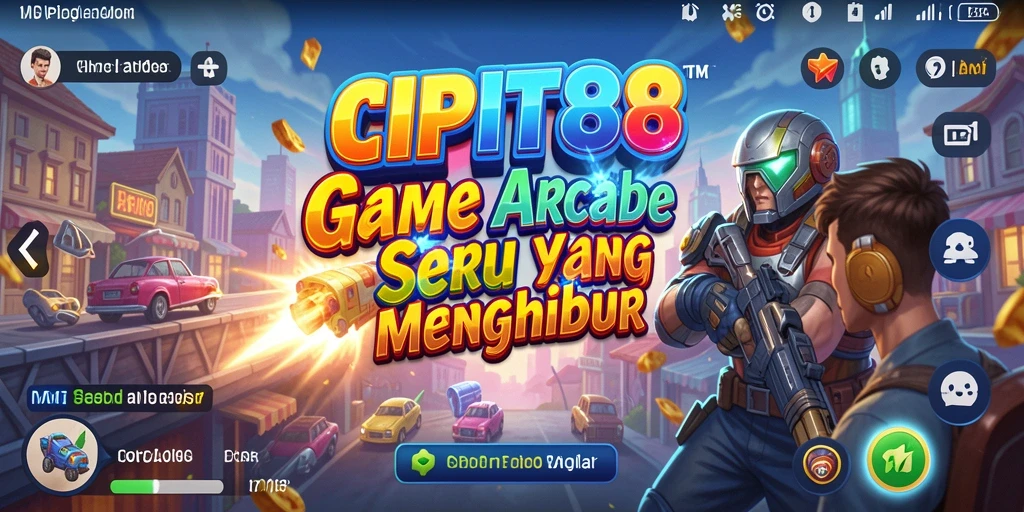Tampilan gameplay seru CIPIT88 yang menantang di setiap level.