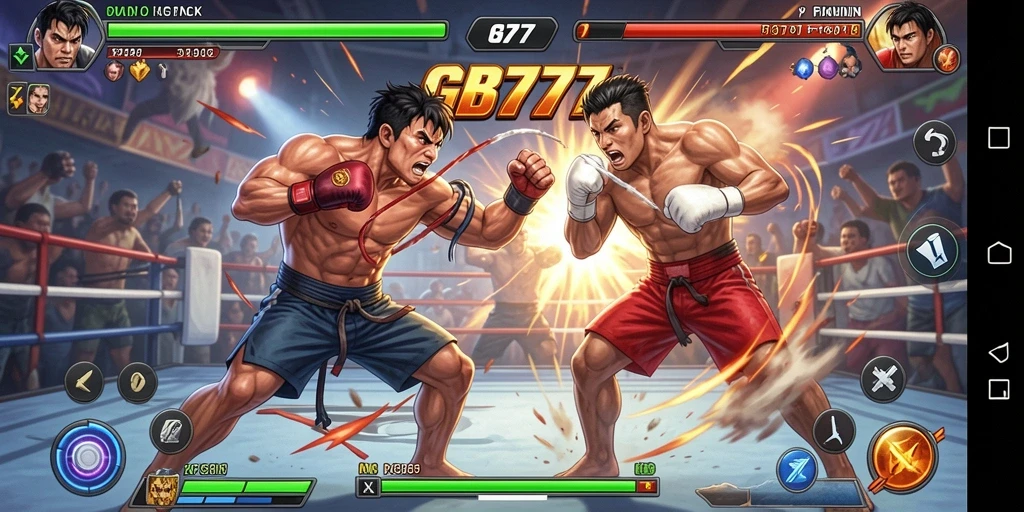 Tampilan screenshot GB777 menampilkan aksi pertarungan yang mendebarkan dan grafis yang luar biasa.