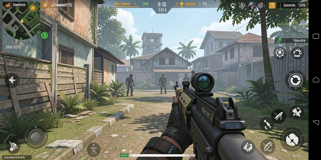 Tampilan screenshot gameplay <strong>JUTAWANTOTO</strong> dengan aksi pertempuran yang seru.