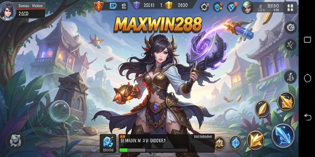 Screenshot gameplay <strong>MAXWIN288</strong> yang menampilkan dunia virtual yang memikat.