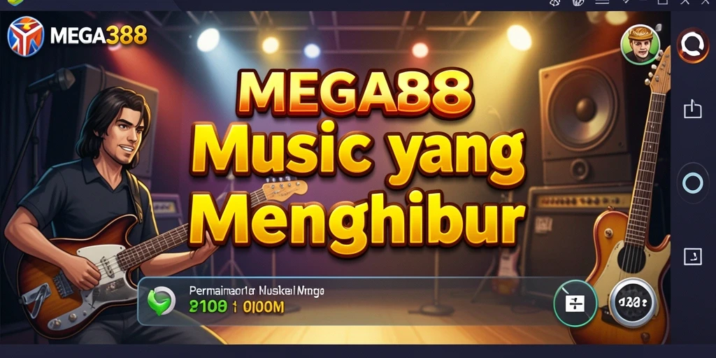 Tampilan gameplay MEGA388 yang penuh warna dan interaktif.