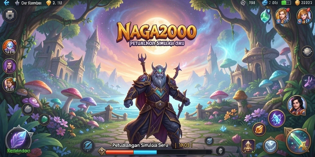 Tampilan gameplay yang memukau di NAGA2000 dengan petualangan menarik.