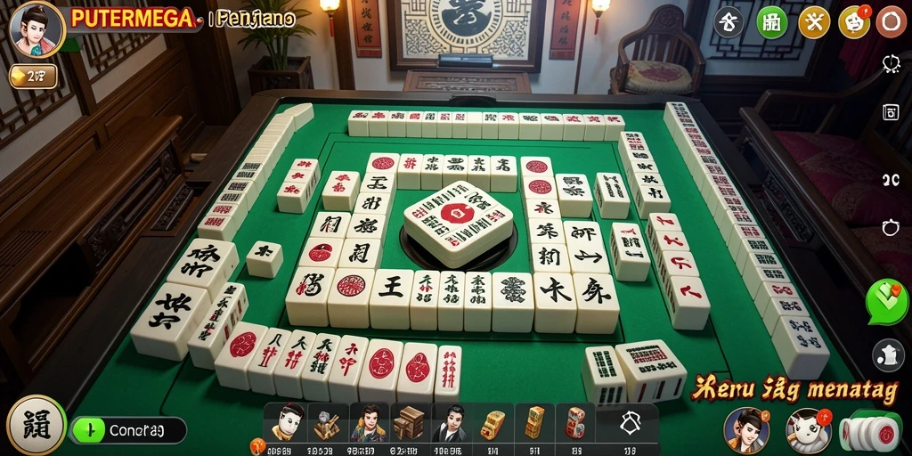 Tampilan gameplay Mahjong yang mengasyikkan dan penuh tantangan.