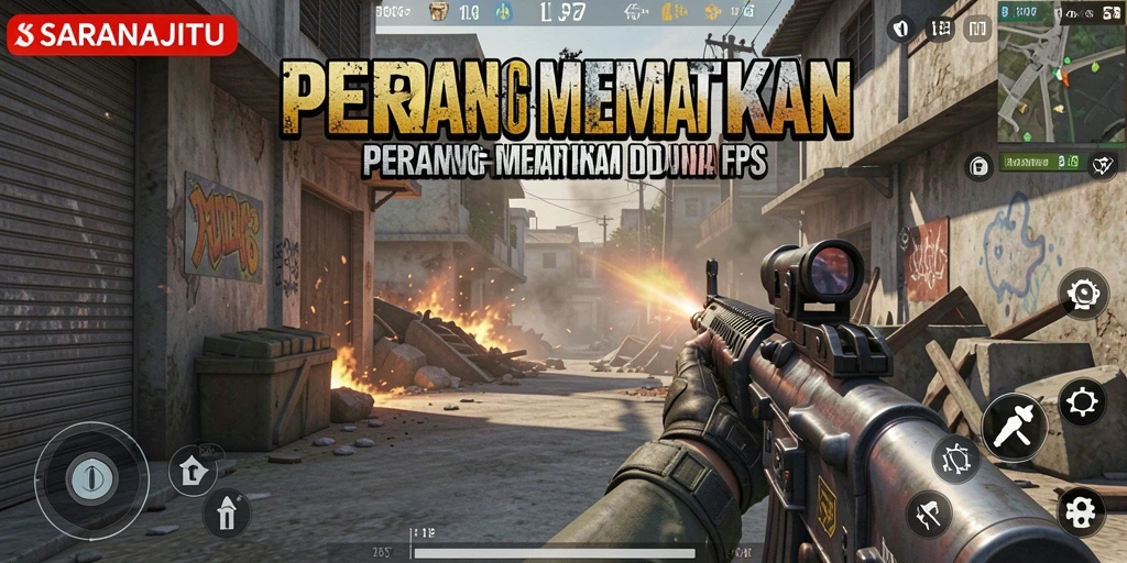 Tampilan mendebarkan dari pertempuran intense dalam SARANAJITU.
