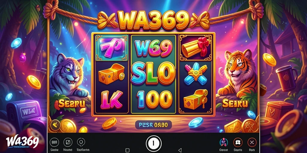 Screenshot gameplay WA369 menampilkan aksi seru permainan Slot.